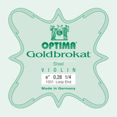 Optima Goldbrokat E-streng 1/4-fiolin, 0,28 mm, løkke