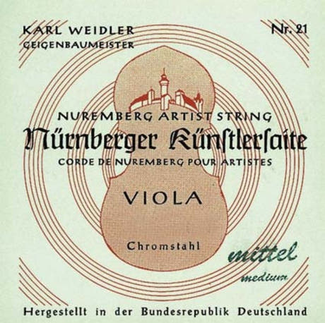 Nürnberger strenger for bratsj Kuenstler strand core - C (24)