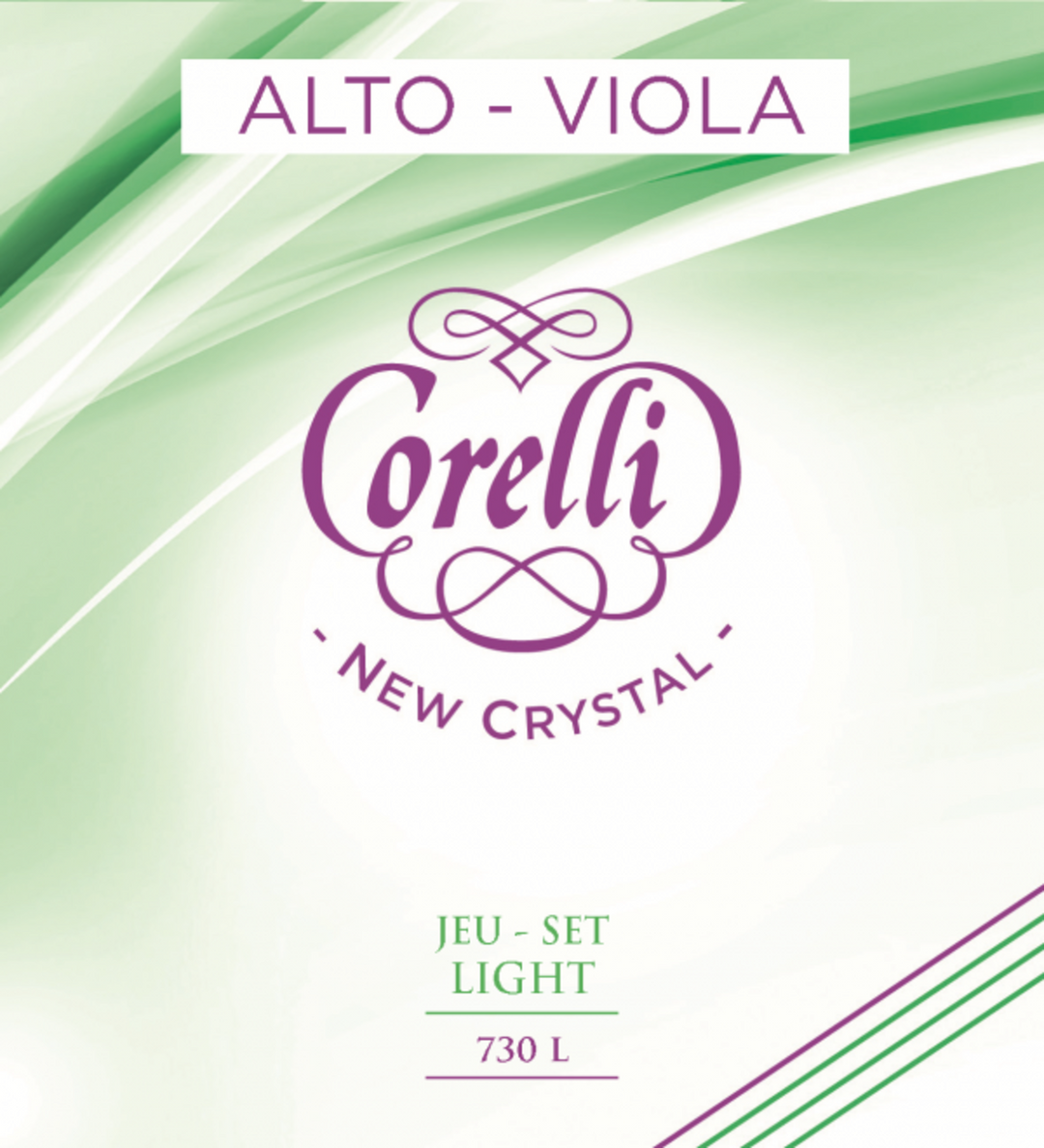 Corelli strenger for bratsj New Crystal - Light (730L)