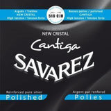 Savarez strenger for klassisk Gitarer New Cristal Cantiga - Sett høy, slipt (510CJH)