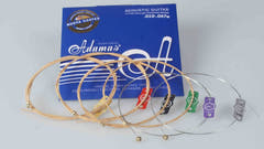 Adamas strenger for akustiske Gitarer Nuova fosforbronse belagt sett (3) - sett med 3 Ex-Light .010 (1717NU-3)