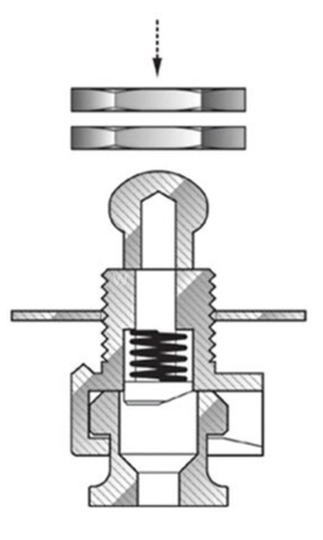 GEWA sikkerhetslås F&S Security Lock - forgylt (sett+)