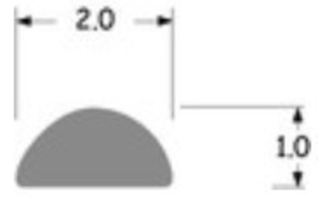 Partsland båndtråd nikkelsølv – b:2.0 x a:2.8 mm (klassisk Gitarer)