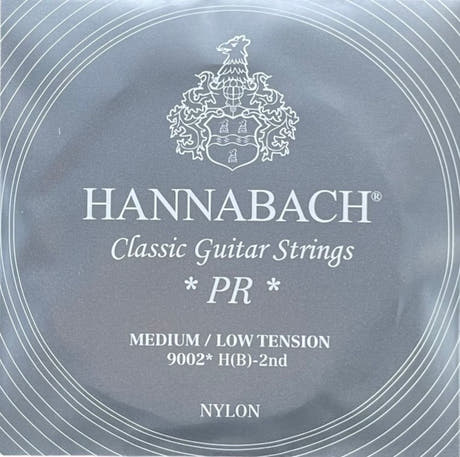 Hannabach 900 H/B2 diskantstreng, klassisk gitar, medium/low tension