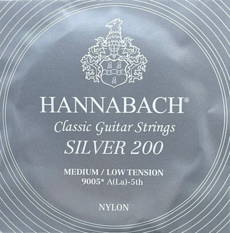 Hannabach 900 A5 bassstreng til klassisk gitarer, medium/low tension