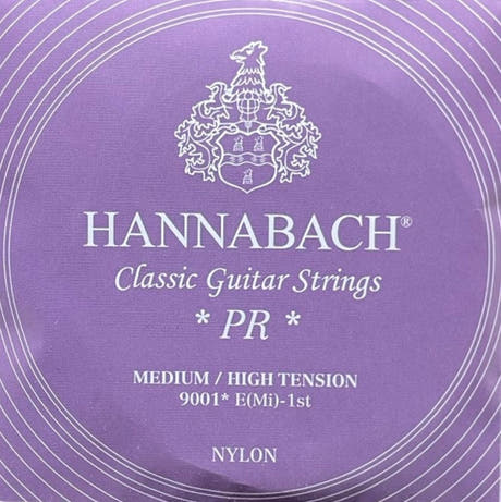 Hannabach 900 E1 diskantstreng, klassisk gitar, medium/høy spenning