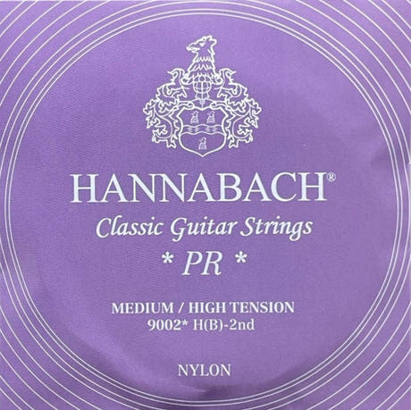 Hannabach 900 H/B2 diskantstreng, klassisk gitar, medium/high tension