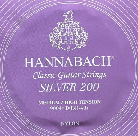 Hannabach 900 D4 bassstreng til klassisk gitarer, medium/High tension