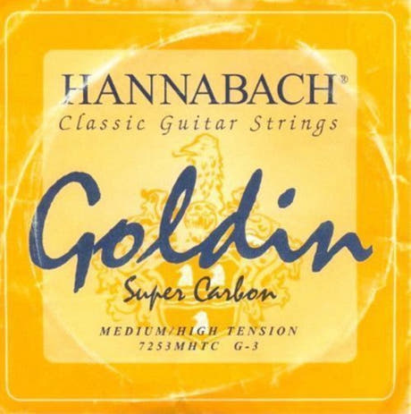 Hannabach 725 G3 diskantstreng, klassisk gitarer, medium/High tension