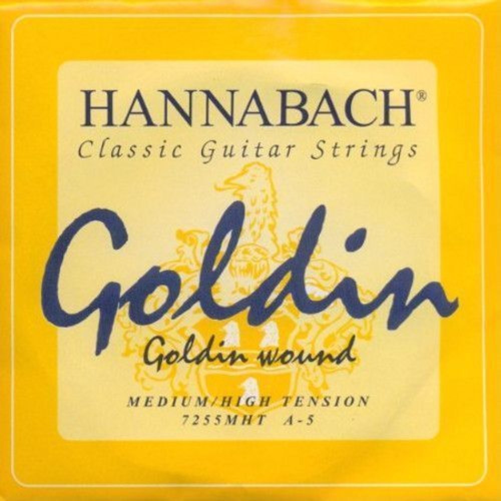 Hannabach 725 A5 bassstreng til klassisk gitar, medium/høy tension