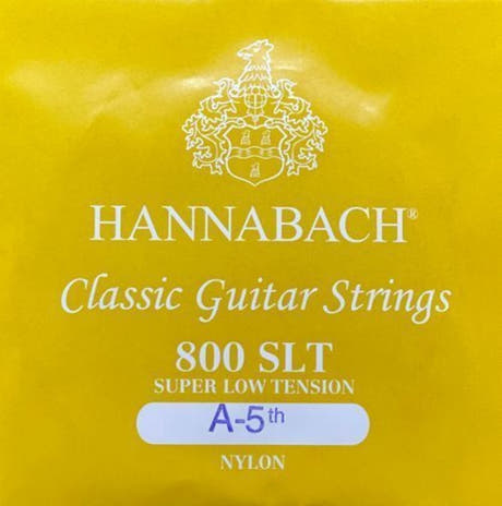 Hannabach 800 A5 bassstreng til klassisk gitar, super low tension