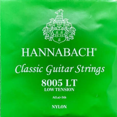Hannabach 800 A5 bassstreng til klassisk gitar, lav spenning