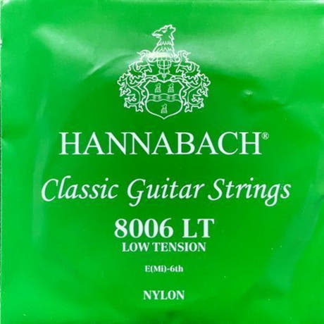 Hannabach 800 E6 bassstreng til klassisk gitar, low tension