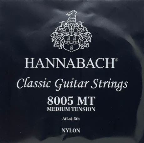 Hannabach 800 A5-bassstreng til klassisk gitarer, medium tension