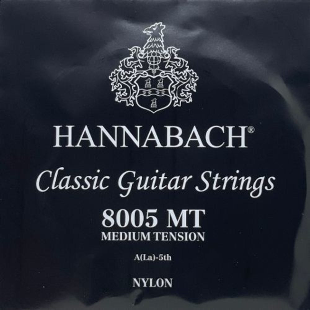 Hannabach 800 A5-bassstreng til klassisk gitarer, medium tension