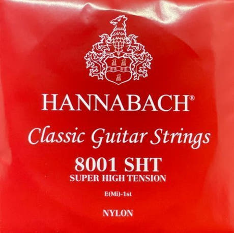 Hannabach 800 E1 diskantstreng til klassisk gitarer, super high tension