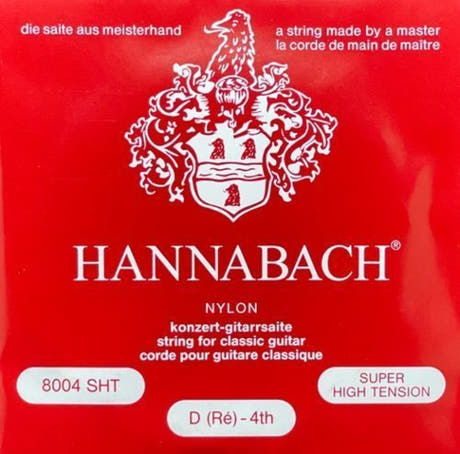 Hannabach 800 D4 bassstreng til klassisk gitar, super high tension