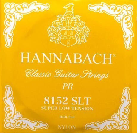 Hannabach 815 H/B2 diskantstreng, klassisk gitarer, super low tension