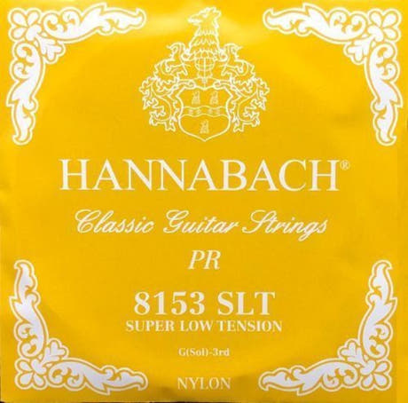 Hannabach 815 G3 diskantstreng til klassisk gitar, super low tension