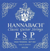 Hannabach strenger for klassiske Gitarer Serie 850 høy spenning PSP - sett, høy (850HT)