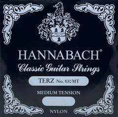 Hannabach strenger for klassisk Gitarer Special model - Sett skala 570-590 (830MT)