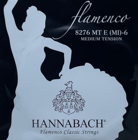 Hannabach 827 E6 bassstreng til flamencogitar, medium tension
