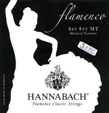Hannabach strenger til klassisk gitar Serie 827 Medium Tension Flamenco - sett med 3 bass-strenger (8277MT)