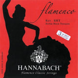 Hannabach strenger til klassisk gitar Serie 827 Super High Tension Flamenco - sett med 3 bass-strenger (8277SHT)