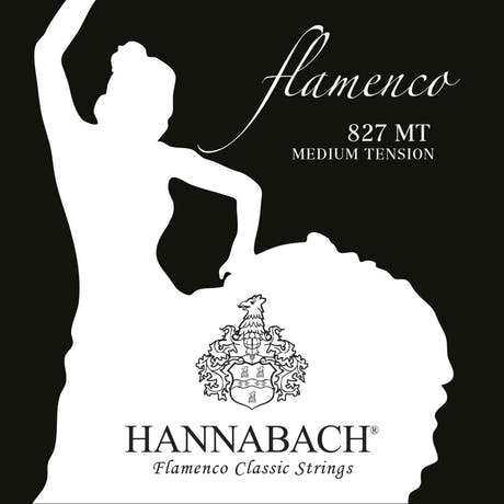 Hannabach 827 G3 diskantstreng til flamencogitarer, medium tension