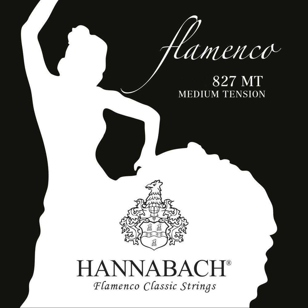 Hannabach 827 G3 diskantstreng til flamencogitarer, medium tension