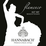 Hannabach 827 G3 diskantstreng til flamencogitarer, medium tension