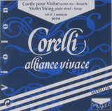 Corelli Alliance Vivace 801M E-streng til fiolin, løkke, medium