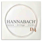 Hannabach 890 3/4 D4 bassstreng til barnegitar, medium tension