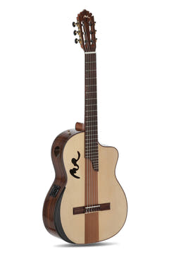 Manuel Rodriguez elektroakustisk Café Cortado Cutaway - Santos palisander (glans)