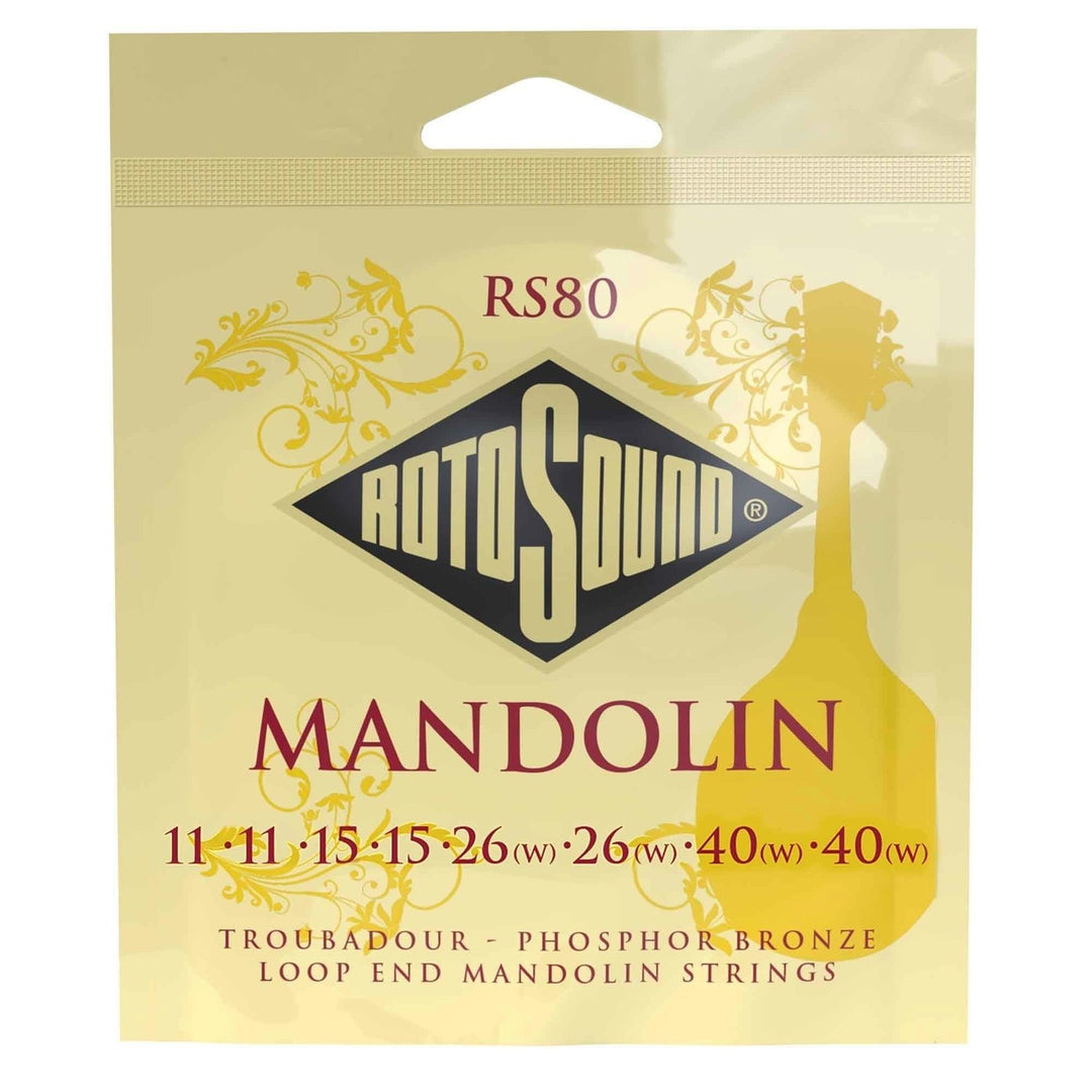 Rotosound strenger til mandolin Troubadour - sett mandolin 11-40 (RS80)