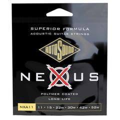 Rotosound strenger for akustisk Gitarer Nexus Coated – sett Light 11-52 (NXA11)
