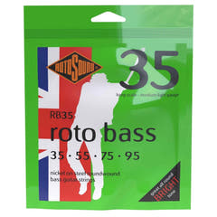 Rotosound E-bass-strenger Roto Bass - Sett 4-strengs Nickel Medium Light 35-95 (RB35)