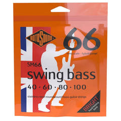 Rotosound elbass-strenger Swing Bass 66 - Sett 4-strengers Hybrid 40-100 (SM66)