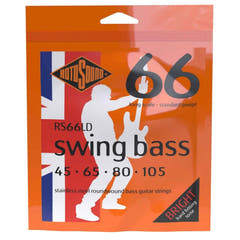 Rotosound elbass-strenger Swing Bass 66 - Sett 4-strengers Standard 45-105 (RS66LD)