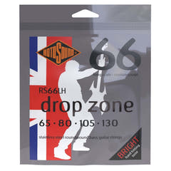Rotosound E-bass-strenger Swing Bass 66 - Sett 4-strengers DROP ZONE Custom 65-130 (RS66LH)
