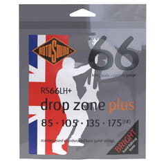 Rotosound E-bass-strenger Swing Bass 66 - Sett for 4-strengers DROP ZONE PLUS Custom 85-175 (RS66LH+)