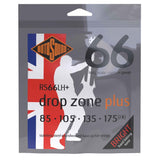 Rotosound E-bass-strenger Swing Bass 66 - Sett for 4-strengers DROP ZONE PLUS Custom 85-175 (RS66LH+)