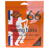 Rotosound E-bass-strenger Swing Bass 66 - sett 6-strengs rustfritt stål Standard 35-130 (RS666LD)