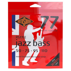 Rotosound Jazz Bass-strenger Jazz Bass 77 - Sett 4-strengs Flatwound Heavy 50-110 (RS77LE)