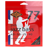 Rotosound Jazz Bass-strenger Jazz Bass 77 - Sett 4-strengs Short 40-90 //Kort mensurlengde (30"/760mm) (RS77S)