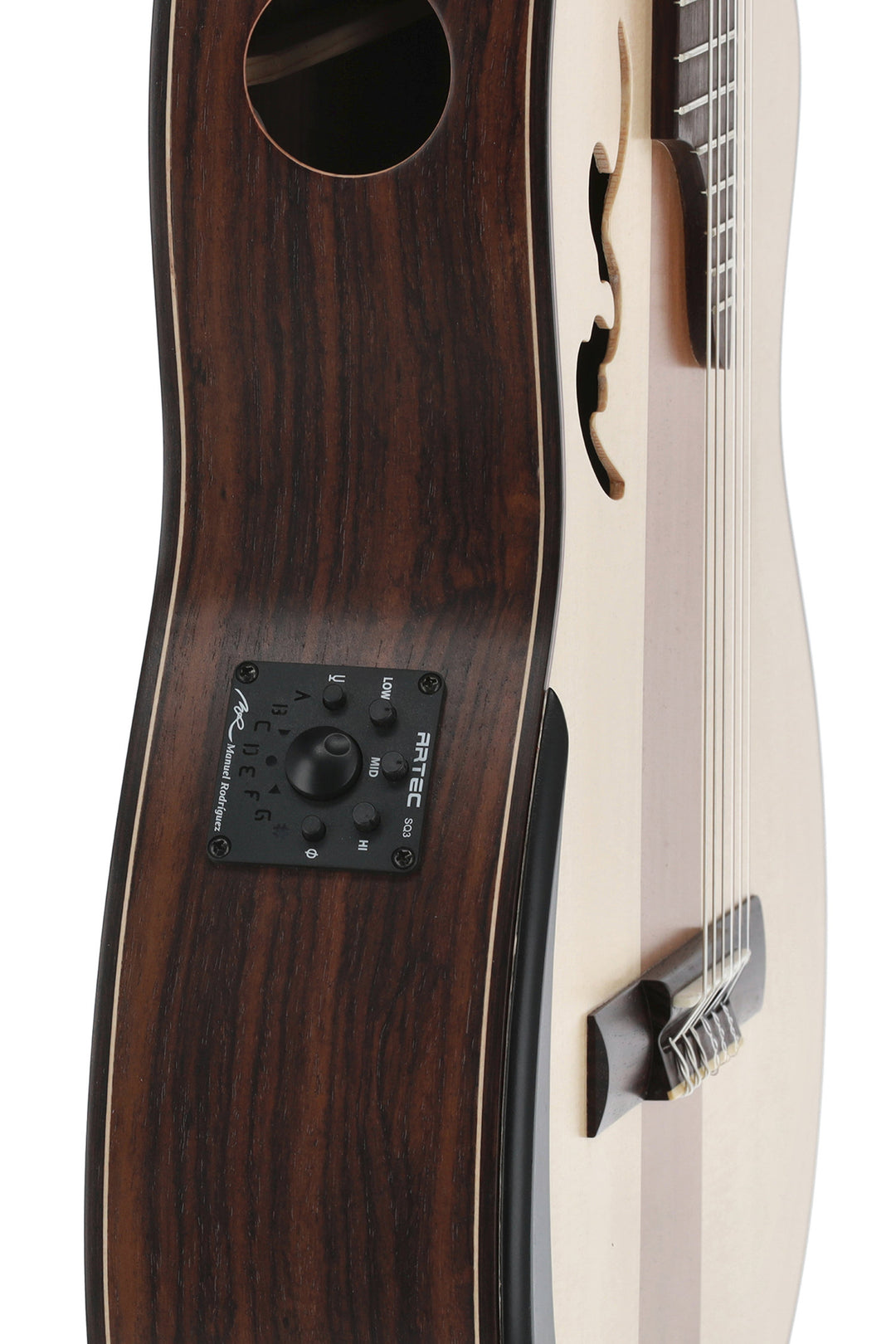 Manuel Rodriguez Elektroakustisk Café Cortado Cutaway - Indian Rosewood (sateng)