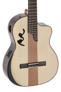 Manuel Rodriguez Elektroakustisk Café Cortado Cutaway - Indian Rosewood (sateng)