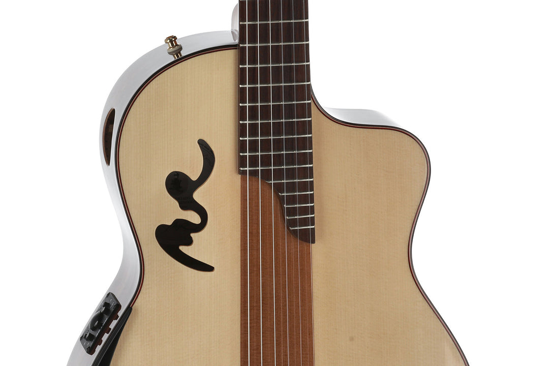 Manuel Rodriguez elektroakustisk Café Cortado Cutaway - Santos palisander (glans)