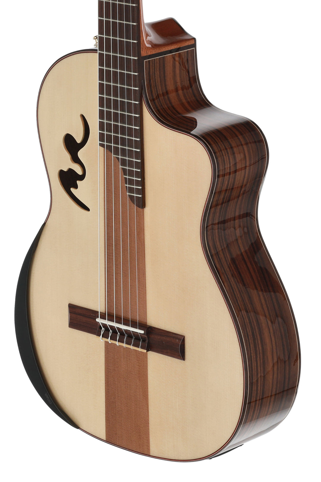 Manuel Rodriguez elektroakustisk Café Cortado Cutaway - Santos palisander (glans)