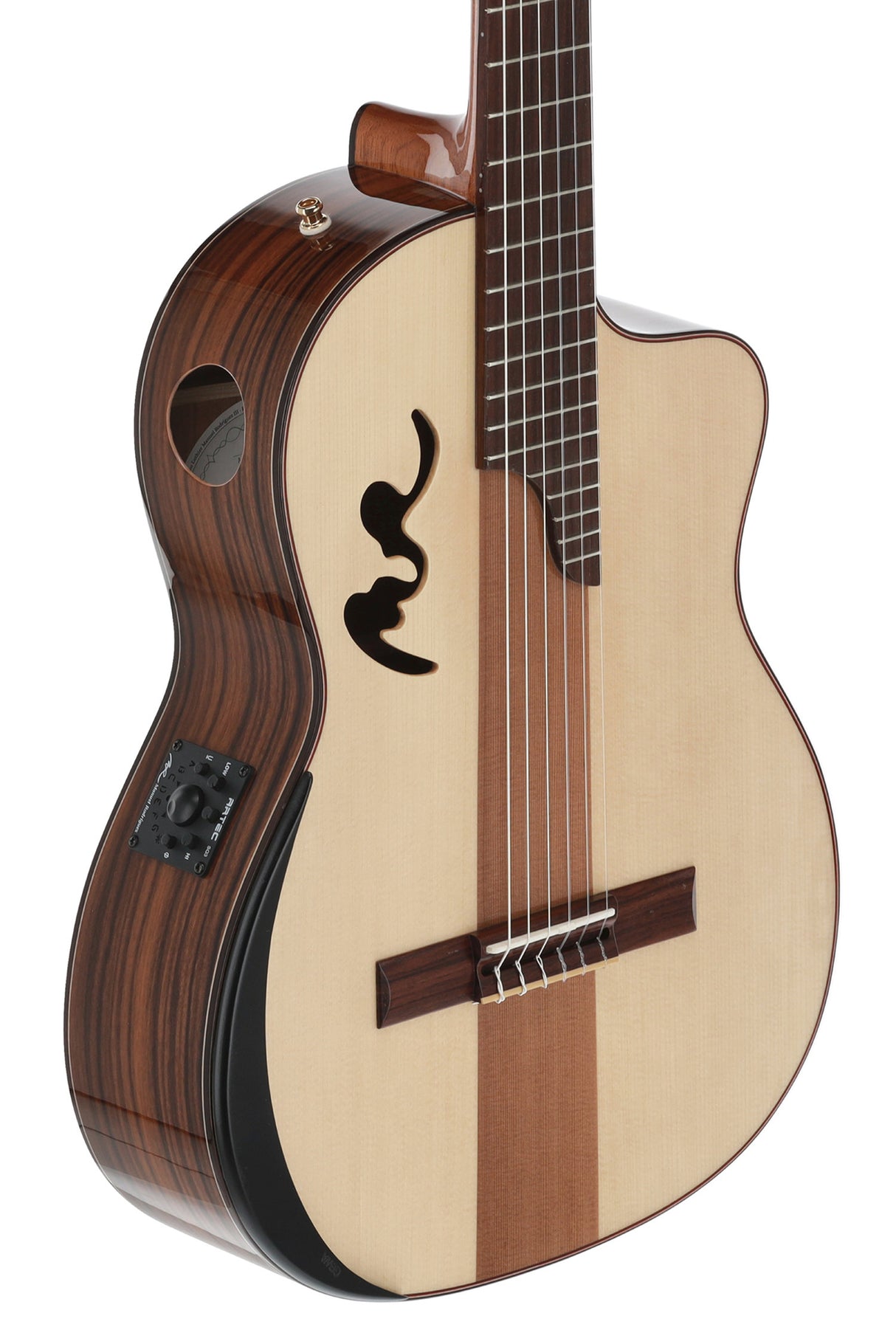 Manuel Rodriguez elektroakustisk Café Cortado Cutaway - Santos palisander (glans)